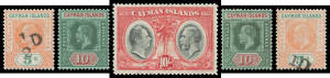 CAYMAN ISLANDS: Scott album with 1900-82 Issues complete except for the 1908 '2&frac12;D' on 4d SG 35, plus many later issues to 2005, a very fine lot, Cat &pound;3000+. (few 100)