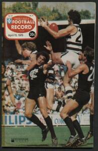 1976-88 "Football Record"s in 9 binders, comprising home & away (244); plus 1988 Carlton v Hawthorn in London.