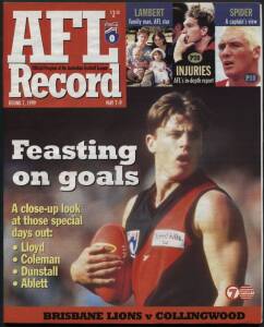 1994-2009 "Football Record"s in 21 binders, noted home & away (374); finals (60); Grand Finals (12); also 2001 VFL (26).