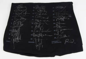 NZ "ALL BLACKS", All Blacks jersey signed by 2003 World Cup team, with 33 signatures including Reuben Thorne, Richie McCaw, Doug Howlett, Joe Rokocoko & Keven Mealamu.