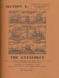 LITERATURE: "The Maritime Postal History of the British Isles" by Alan Robertson, signed copy, two volumes in peg-binders with guide to pricing, a little aged.