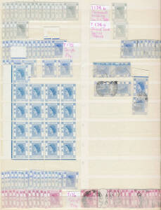 Dealer's stock of 1862-1991 definitive issues neatly arranged in Yang order with a few QV to 50c, KEVII to $2, KGV to $5, KGVI to $10 green & violet (4), nearly all used, then mostly mint with 1954 QEII to $10 x25 (& used x15), ranges of the later designs