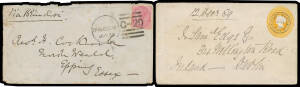 Commercal covers including 1875 to GB with ver