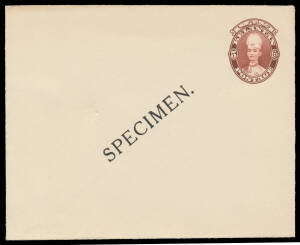 MALAY STATES: 1937 5c Chef's Hat Envelope with 'SPECIMEN' Overprint.