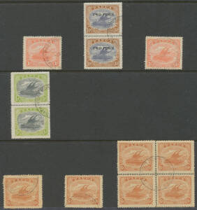 1901-31 range in stockbook with values to 2/6d, lots of Bicolours low values, condition variable. (few 100)