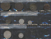 Great Britain 1787 silver 6d & 1/-, 1797-99 ½d, 1d & 2d Cartwheel, 1823 Florin, 1826 Farthing and ½d, India 1793-1832 silver ¼, ½ and 1 Rupee, Portugal 1807 silver 400 Reiss, Netherlands 1795 silver Guilder and Spain (Pillar) Dollar, 1806 Mexico Mint with - 2