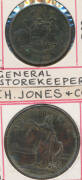 Queensland: &frac12;d 1863 D.T. Mulligan Gray #206a D below RO of Rockhampton, 1d W & B Brookes Brisbane G#32, T.H. Jones & Co. Ipswich G#149a, Larcombe & Co. Brisbane G#157 and T.F.Merry Toowoomba G#158a, condition varied, mostly gFine. (5) - 2