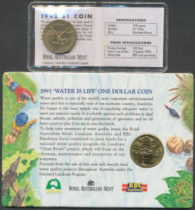 ONE DOLLAR: 1992-2012 Commemorative Uncirculated $1 collection in folders as issued, in two VST Albums with extra pages for expansion, includes Mint Marks, Privy Marks and Coin Show editions, Unc. (118)