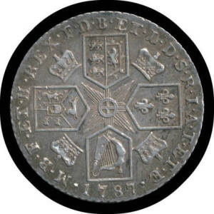 Silver group with 3d Elizabeth I 1573 mm Ermine and William & Mary 1689, 4d Charles II 1682, and George III 1784 plus 1787 6d & 1/- (Proclamation Coin) and QV 1843 Three-Halfpence, VG-EF. (10)