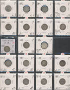 Z.A.R. Silver, collection remainders with 3d 1892, 1893 x2, 1895 x3 and 1897 x2 and 6d 1892 x11, 1893 x11 including three VF grade, 1894 x6, 1895 x7, 1896 x19 and 1897 x10, condition varied. Stated retail over $4000. (72) - 2