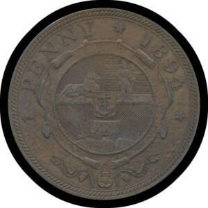 ONE PENNY: Z.A.R. 1894 Kruger 1d KM #2 gEF.