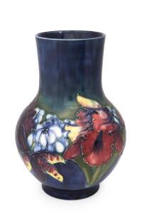 Moorcroft pottery "Spring Flowers" patterned vase, late 1940s early 1950s. 22cm