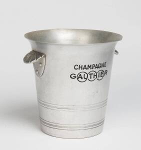 A French metal wine cooler labeled Gauthier