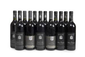 AUSTRALIA: A Henschke Dozen: Keyneton Estate, Shiraz Cabernet Merlot 1995 (3 bottles), 1996 (2 bottles); Mount Edelstone, Shiraz 1997 (4 bottles); Abbots Prayer Merlot Cabernet Sauvignon 1995 (3 bottles). [Total: 12].