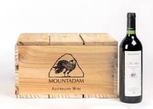 AUSTRALIA: Mountadam, Eden Valley, The Red, Cabernet Merlot, 1995. [3 bottles]; plus Cabernet Sauvignon, 1995 [3 bottles] together in original wooden shipping box.