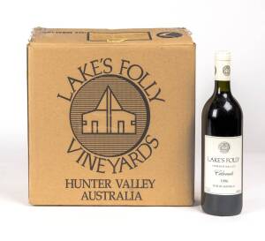 AUSTRALIA: Lake's Folly, Hunter Valley, Cabernets, 1996. [12 bottles] in original shipping carton.