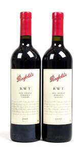 AUSTRALIA: Penfolds, RWT, Barossa Valley, Shiraz, 2001 & 2002. [2 bottles]