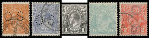 Carton of duplicated remainders with numerous better items noted including 1d State 3 die proof in black reduced to stamp-size; Single Watermark ½d 'CA' & 'JBC' Monogram singles & "Cyprus" green block of 6, ½d orange Harrison Imprint blocks of 8 x2, 1d vi