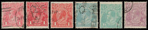 Study of listed shades stated to include most of the better Penny Red shades notably G24 x2, 24&frac12; x3, 25 x4, 29 x3, 32 x3, 64 x2, 65 x2, 66 x2, 68 x4, 70&frac12;, 71 x2, 77, 78 x2 108 & Die III 75D, then good representation of all other denominations & colours in
