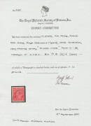 ONE PENNY RED COMB PERF SMOOTH PAPER: Plate 2 Rusted (Pre-Substituted Clich&eacute;s) BW #71(2)j & k, five "pairs" of these famous varieties, mostly with cds cancellations that are mostly clear or largely clear of the affected areas, Cat $7500. One with RPSofV C - 2