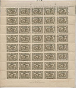Complete sheet of 40 (5x8), unmounted, Cat $1750++.