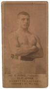 1887-89 Old Judge Cigarettes "Celebrities - Jack R.Burke, Pugilist". Good condition. Extremely rare.