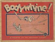 1932-33 BODYLINE TOUR: "Bodywhine! A Treatise on the Jardinian Theory", cartoons by R.W.Blundell with a few words by V.M.Branson [Adelaide, 1933]. Fair/G condition (tone spots).