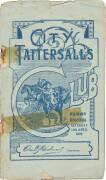 PHAR LAP PROGRAMME: Official Programme, "City Tattersalls Club, Autumn Meeting. Saturday 13th April 1929", showing Phar Lap entered in The Youthful Stakes at Randwick but scratched (two weeks later Phar Lap won his first race).