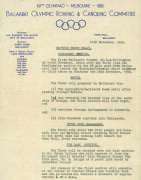 BALLARAT: Interesting archive of letters & drawings from a Ballarat signwriter, K.E.Rash, who provided street and shop window decorations in Ballarat, where the rowing events were conducted. - 2