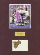 AUTOGRAPHS, group of signed displays including Peter Ustinof, Vera Lynn, Dana Andrews, Shirley MacLaine & Gene Kelly. Each with CoA, each framed & glazed (largest 32x40cm).&nbsp; - 3