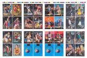 BALANCE OF COLLECTION, noted 1995 Futera "Rugby Union" uncut sheet; 1994 Futera "Australian Basketball" uncut sheet; 1997 Adelaide Weg poster; 1997 carlton players poster. - 3