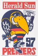 BALANCE OF COLLECTION, noted 1995 Futera "Rugby Union" uncut sheet; 1994 Futera "Australian Basketball" uncut sheet; 1997 Adelaide Weg poster; 1997 carlton players poster. - 4