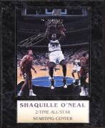 SIGNED DISPLAYS, noted Shaquille O'Neale signed display (with CoA); Melbourne Tigers display with 12 signatures including Andrew Gaze, Lenard Copeland & Mark Bradke; plus display signed by 1996 Opals team. Each framed, largest 62x81cm.&nbsp; - 2