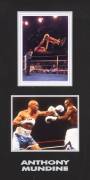 KOSTYA TSZYU & VIC DARCHINYAN, both signatures on "Kostya Tszyu" Boxing Glove, window mounted with picture, framed & glazed, overall 46x66cm. Plus displays of Lionel Rose & Anthony Mundine (2). All framed, various sizes.