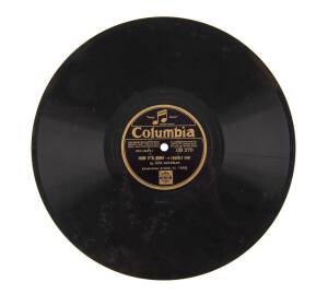 DON BRADMAN: 1930 78rpm record "How It's Done - A Friendly Chat" by Don Bradman (Australian Test Team, 1930); with two piano solos by Don Bradman on flip side.