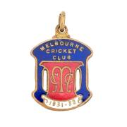 MELBOURNE CRICKET CLUB, 1931-32 membership badges, made by Bentley, Full member No.4448 & Country member No.1718.