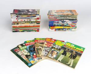 ABC CRICKET BOOKS, 67 issues from 1947-48 to 2013-14; plus other tour guides (11). Fair/VG condition.