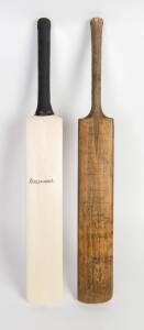 CRICKET BATS, one signed by Greg Chappell; other headed 1938 England v Australia with bogus signatures.
