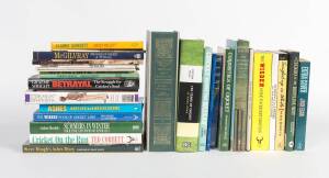 1990s CRICKET LIBRARY, noted "150 Years of Cricket in Hong Kong" by Hall (signed) [Sussex, 1999]; "First Class Cricket in Australia - Vol.1 1850-51 to 1941-42" by Webster (signed) [Melbourne, 1991]; "Mark Taylor - Time to Declare" (signed) [Sydney, 1999].