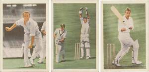 1962 Australian (Giant Brand) Licorice "Test Cricketers", complete set [35], noted Graham McKenzie, Bill Lawry & David Sheppard. Mainly G/VG. Very scarce - the first complete set we have offered