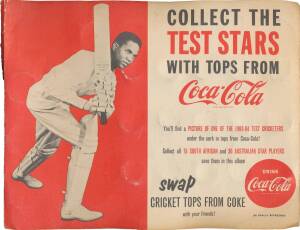 1963-64 Coca-Cola "Test Stars Bottle Tops", complete set of South African [15] & Australian [30] in special album. Fair/Good condition. Very scarce.