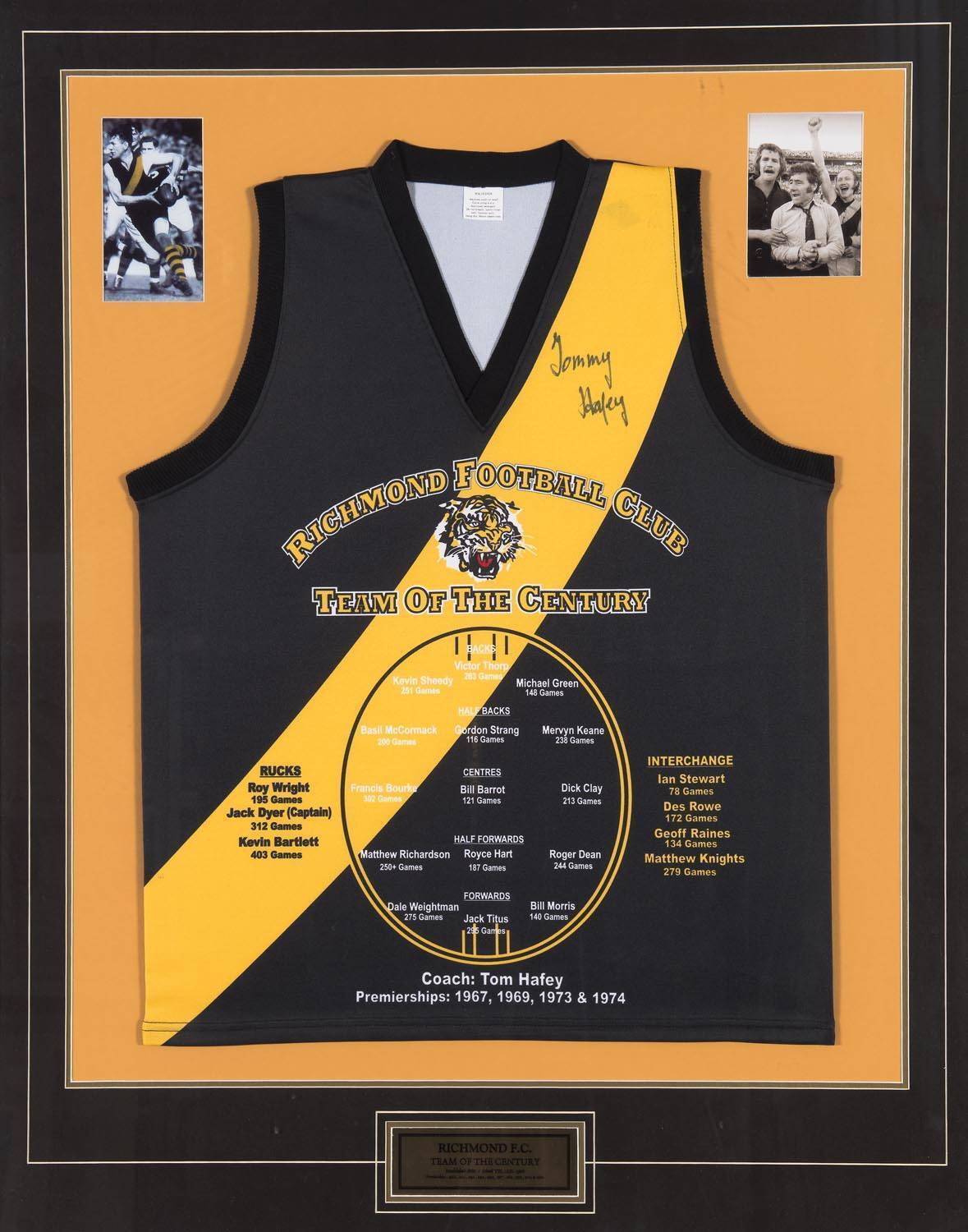 Balwyn Tigers football jumper - FCW