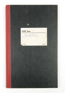 COLLINGWOOD: Minute Book of Collingwood Committee Meetings from December 1975 to September 1976, under President Ern Clarke. Much fascinating reading.