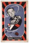 1957 Kornies "Footballer - Mascot Swap Cards", [1/36] - No.19 John Gill (Essendon). G/VG. Rarity 8.