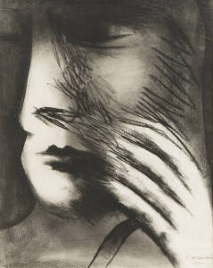 Charles Blackman (Born 1928) Untitled - Portrait of a Girl