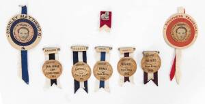 ROSETTES, noted 1953 Dundee tour of South Africa; 1954 Hearts tour of South Africa (2); 1954 Israel tour of South Africa; 1954 Rangers Challenge Cup Semi-Final; 1957 Stanley Matthews visit to South Africa (2); plus Transvaal badge.