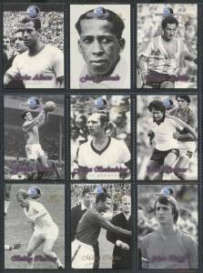 1998 Futera "World Cup Greats", complete set [51], limited edition 109/250 in leatherbound album. With CoA.