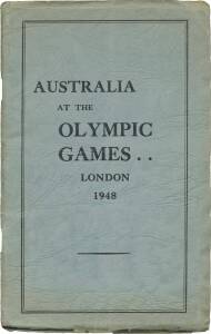 "Australia at the Olympic Games London 1948" by Tanner [Melbourne, 1948].
