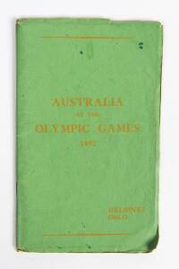 "Australian Olympic Team at Helsinki 1952" by Uren [Melbourne, 1952].