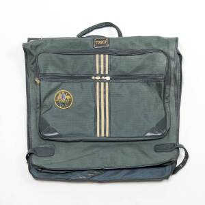 SUIT BAG, made by Tosca, with "Australian Olympic Team 1988" & cloth team badge.